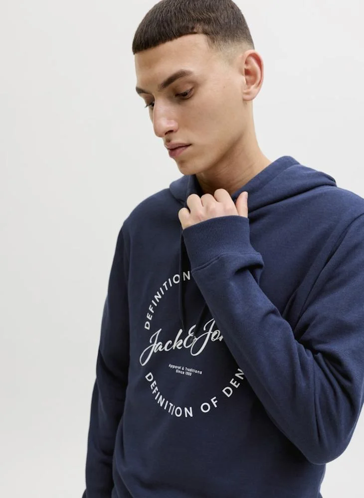 JACK & JONES Graphic Pullover Hoodie